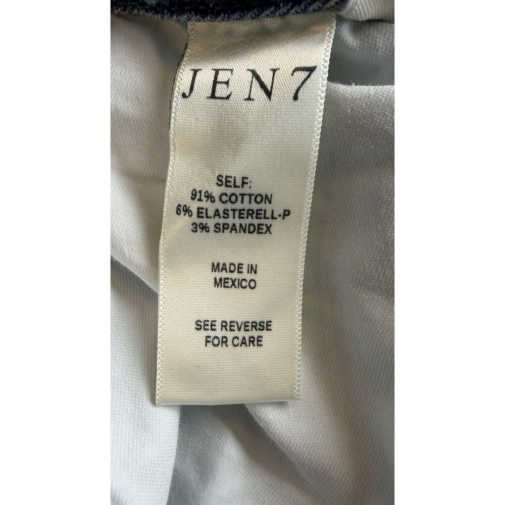 JEN7 by 7 For All Mankind High-Rise Ankle Straight Jeans Women’s Light Wash - Picture 7 of 11